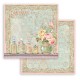 STAMPERIA BLOK PAPIERÓW SCRAP. 30x30cm 10szt ROSE PARFUM