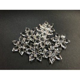 OZDOBA AKRYLOWA ŚNIEŻYNKA duża 4,5cm