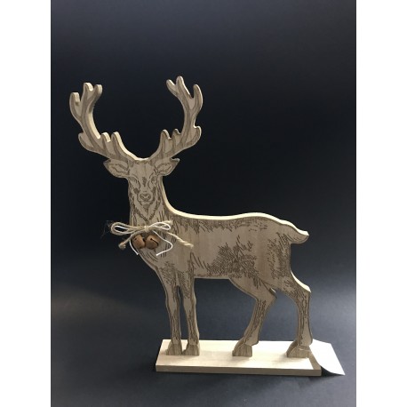 OZDOBA DREW.JELEŃ 23,5*31cm
