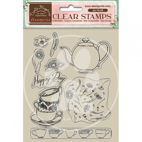 STAMPERIA STEMPEL AKRYLOWY 14x18cm WELCOME HOME INSIDE