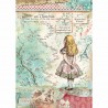 STAMPERIA PAPIER RYŻOWY A4 ALICE