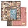 STAMPERIA PAPIER DO SCRAP 12" VINTAGE LIBRARY DRZWI
