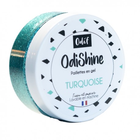 ODIF ODISHINE ŻEL BROKATOWY DO TKANIN 65g TURQUOISE