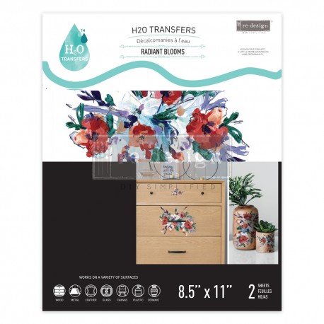 PRIMA H2O TRANSFERS 2 CZĘŚCI RADIANT BLOOMS