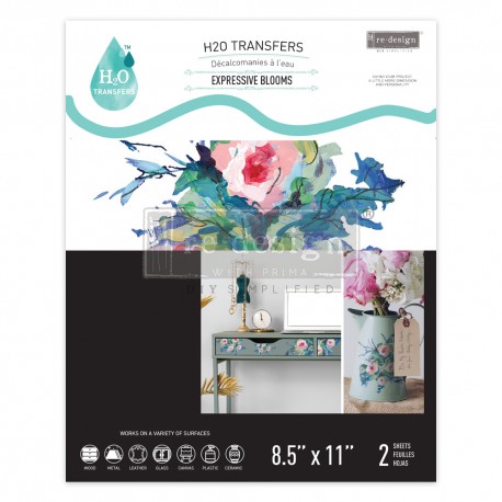 PRIMA H2O TRANSFERS 2 CZĘŚCI EXPRESSIVE BLOOMS