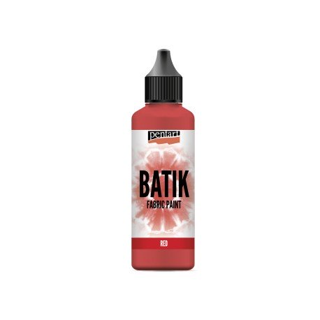 PENTART FARBA BATIK 80ml CZERWONA