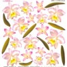 SOSPESO FOLIA NADRUKOWANA WHITE ORCHID