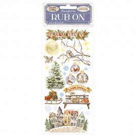 STAMPERIA RUB-ON TRANSFER1 10x 21,6cm WINTER VALLEY FAMILY