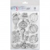 CB STEMPLE AKRYLOWE 15x21cm PRECIOUS CHRISTMAS DECORATIONS