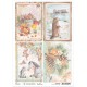 CB OUTLET PAPIER RYŻOWY A4 THE GIFT OF LOVE CARDS