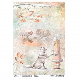 CB OUTLET PAPIER RYŻOWY A4 THE GIFT OF LOVE