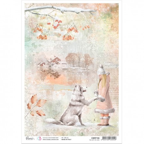 CB OUTLET PAPIER RYŻOWY A4 THE GIFT OF LOVE