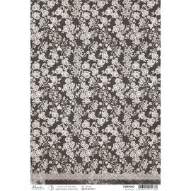 CB OUTLET PAPIER RYŻOWY A4 BLACK LACE