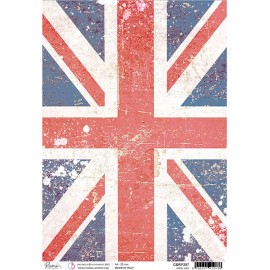 CB OUTLET PAPIER RYŻOWY A4 THE UNION JACK