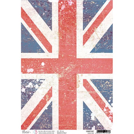 CB OUTLET PAPIER RYŻOWY A4 THE UNION JACK