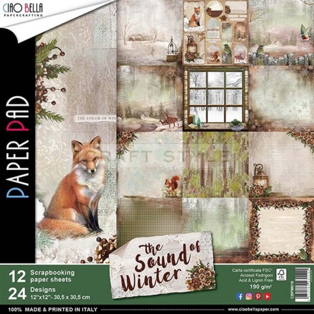 CB OUTLET BLOK 30x30cm/12szt. SOUND OF WINTER