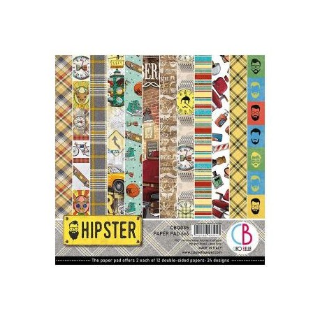 CB OUTLET BLOK 15x15cm/24szt. HIPSTER