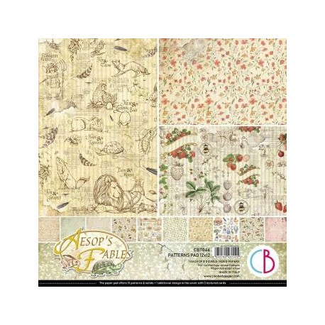 CB OUTLET BLOK 30x30cm/8szt. AESOP'S FABLES
