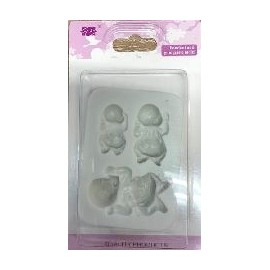 PENTART FOREMKA SILIKONOWA 3 DZIDZIUSIE 6,2x7,7cm