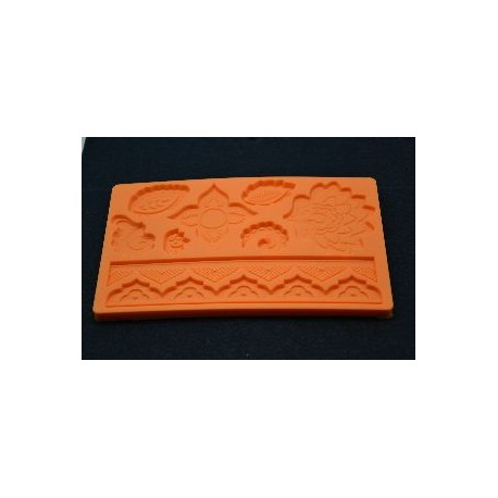 PENTART FOREMKA SILIKONOWA MOTYWY HINDUSKIE 12,5x20cm