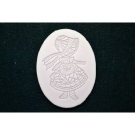 PENTART FOREMKA SILIKONOWA KORONKOWA DZIEWWCZYNKA