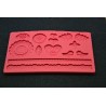 PENTART FOREMKA SILIKONOWA MOTYWY FOLKOWE 12,5x20cm