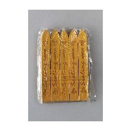 PENTART LAK DO PIECZĘTOWANIA Z KNOTEM ZŁOTY 5szt 9x1,2cm