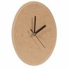 ZEGAR MDF owal frezowany 15,5x 10cm