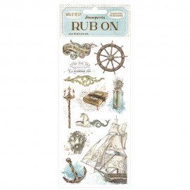 STAMPERIA RUB-ON TRANSFER 10x 21,6cm SONGS OF THE SEA MARYNI