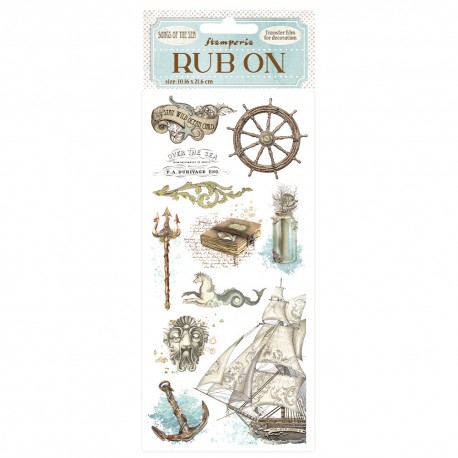 STAMPERIA RUB-ON TRANSFER 10x 21,6cm SONGS OF THE SEA MARYNI