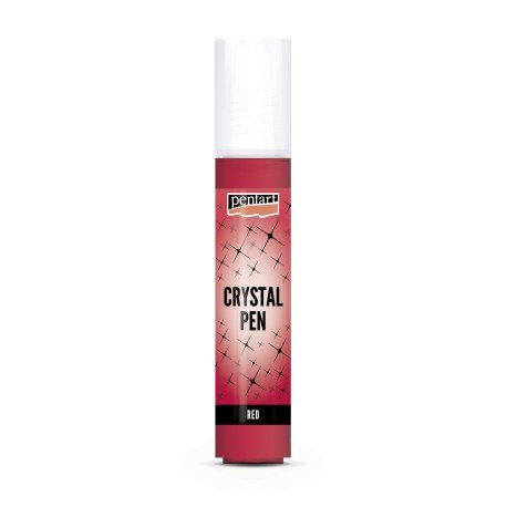 PENTART PASTA CRYSTAL 30 ml PISAK CZERWONY