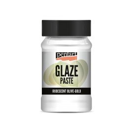 PENTART PASTA GLAZE 100 ml BROKATOWA OLIWKOWE ZŁOTO