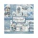 STAMPERIA-BLOK PAPIERÓW SCRAP. 20,3cm/10szt BLUE LAND