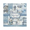 STAMPERIA-BLOK PAPIERÓW SCRAP. 20,3cm/10szt BLUE LAND
