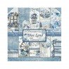 STAMPERIA-BLOK PAPIERÓW SCRAP. 20,3cm/10szt BLUE LAND