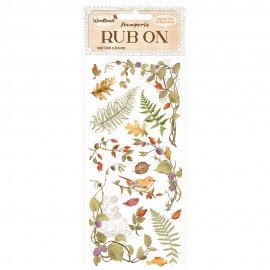 STAMPERIA RUB-ON TRANSFER 10x 21,6cm WOODLAND LISTKI
