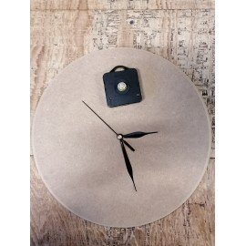 MDF ZEGAR 30cm FREZOWANY Z MECHANIZMEM