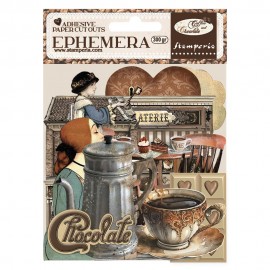 STAMPERIA EPHEMERA PAPIER MAT COFFE & CHOCOLATE