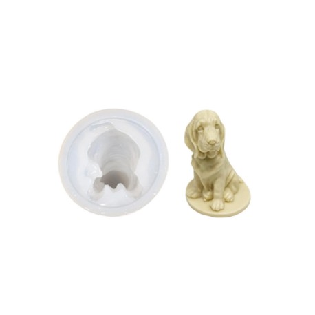 PENTART FOREMKA SILIKONOWA PIES BASSET 3D 6x7,2cm
