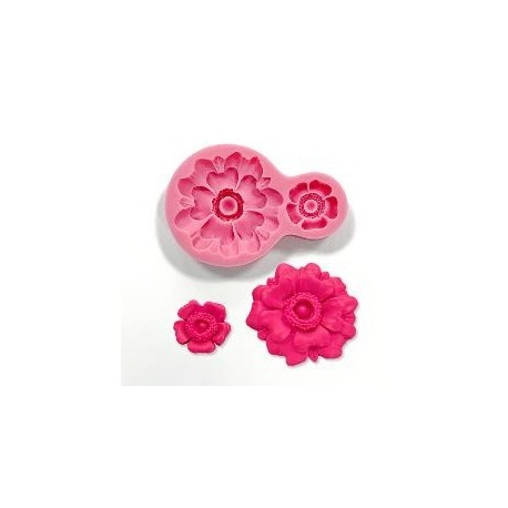 PENTART FOREMKA SILIKONOWA 2 KWIATKI 7,5x11,5cm
