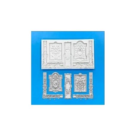 PENTART FOREMKA SILIKONOWA RAMKI, BORDIURY 11,2x20cm