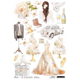 CB PAPIER RYŻOWY A4 Wedding elements