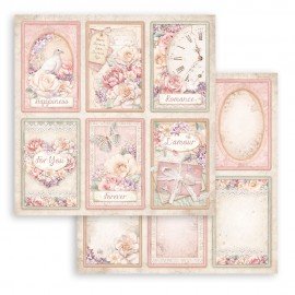 STAMPERIA PAPIER DO SCRAP 12" ROMANCE FOREVER 9 BILETÓW