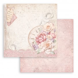 STAMPERIA PAPIER DO SCRAP 12" ROMANCE FOREVER ZEGAR