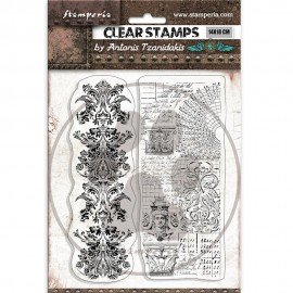STAMPERIA STEMPEL AKRYLOWY 14x18cm SIR VAGABOND IN BORDER