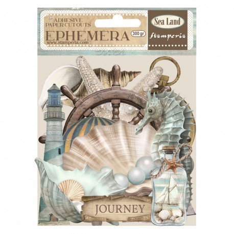 STAMPERIA EPHEMERA PAPIER MAT SEA LAND