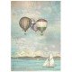 STAMPERIA PAPIER RYŻOWY A4 SEA LAND BALONY