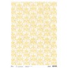 CB PAPIER RYŻOWY A3 GOLDEN DAMASK