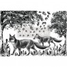 PRIMA DECOR TRANSFERS 24x35" FOX MEADOWS