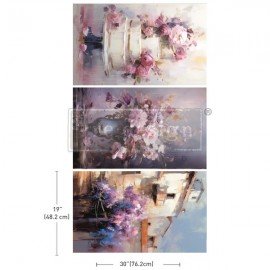 PRIMA PAPIER MORWOWY 48,3x76cm 3-PAK LILAC LUSH CELEBRATION